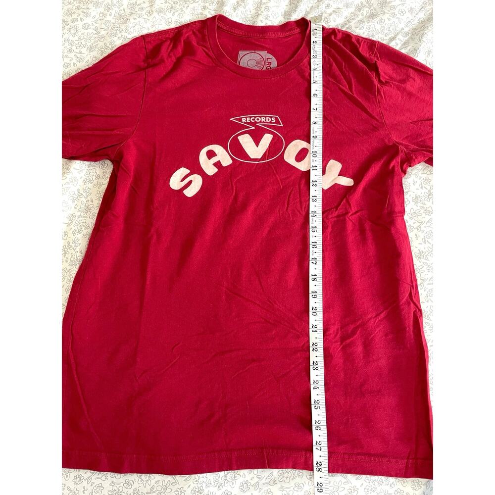 Savoy Records Red Logo T-Shirt Craft Recordings L View 4